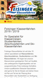 Mobile Screenshot of klassenfahrten-feisinger.de